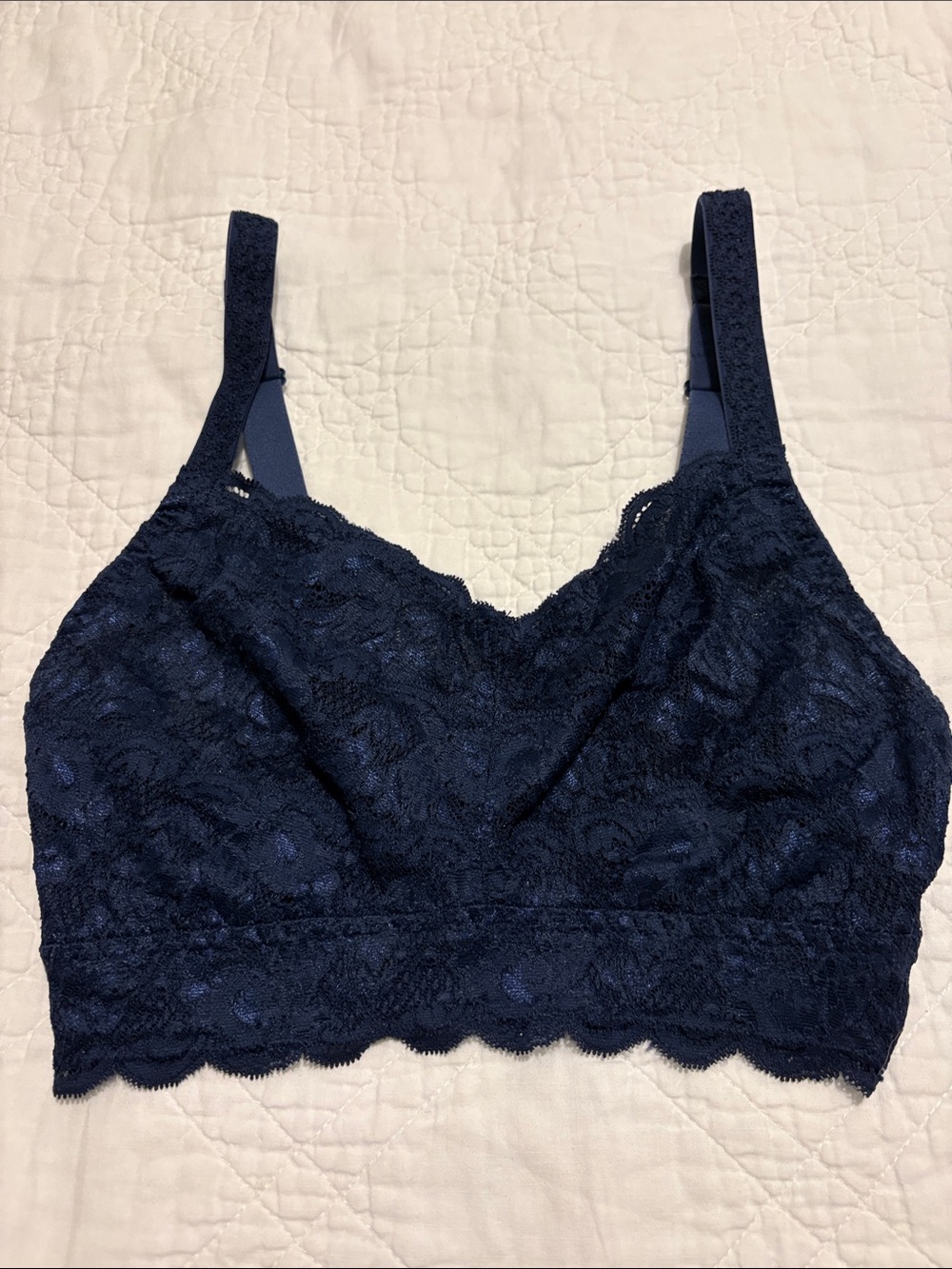 Cosabella Navy Never Say Never Lace Bralette